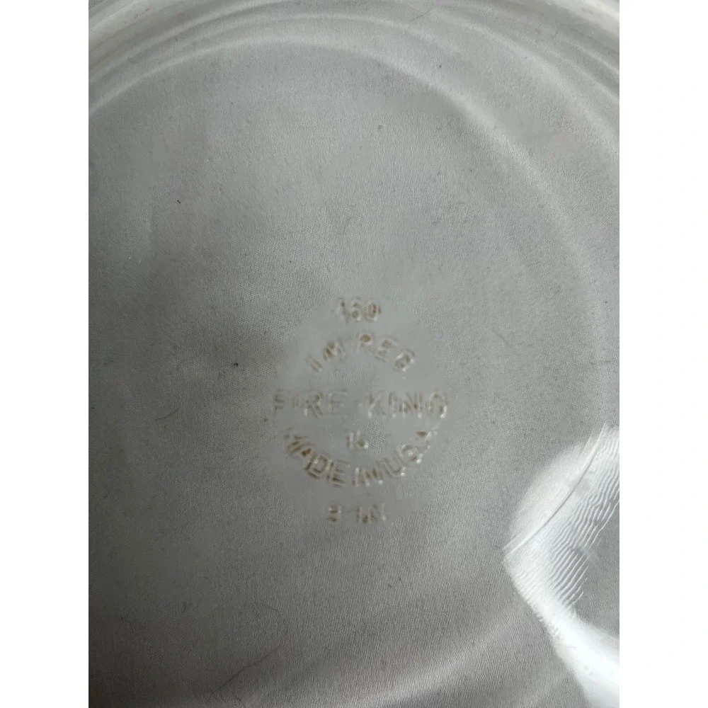 2 - Anchor Hocking Fire King Glass Pie Plate Ovenproof 9 Inch Clear